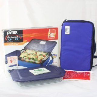 PYREX PORTABLES INSULATED FOOD CARRIER SET Kitchen & Dining
