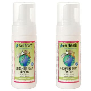 Earthbath Green Tea Leaf Grooming Foam for Cats (2 pack) Earthbath Other Pet Grooming