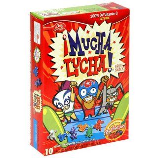 General Mills Fruit Shapes Fruit Snacks, Mucha Lucha, 9 Ounce Boxes (Pack of 10)  Gummy Candy  Grocery & Gourmet Food