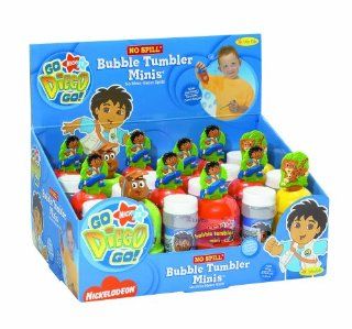 Little Kids Go, Diego, Go No Spill, Mini Bubble Tumblers by Little Kids 12 pieces Toys & Games