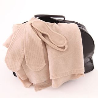 cashmere travel set by perilla