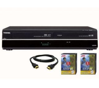 Toshiba DVD/VCR Combo Gen X Bundle w/ 10 BlankDVD & HDMI —