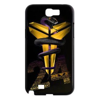 Samsung Galaxy Note2 N7100 hard Case Cover with Los Angeles Lakers Kobe Bryant background Cell Phones & Accessories