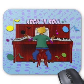 Rock 'n Roll Piano Practice Mouse Pad