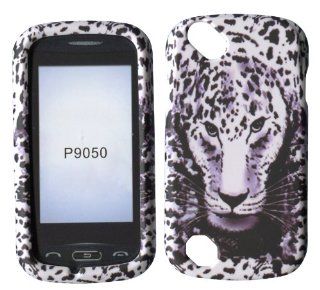 White Tiger Pantech Laser P9050 at&t Case Cover Hard Case Snap on Rubberized Touch Case Cover Faceplates Cell Phones & Accessories