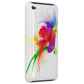 Abstract Rainbow Lorikeet Paint Splatters iPod Touch Covers