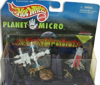 Mattel Hot Wheels Planet Micro Mission #3 Space Station (from the movie Armageddon) Microscape Toys & Games