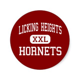 Licking Heights   Hornets   High   Summit Station Round Stickers
