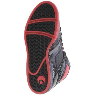 Osiris NYC 83 Skate Shoes Black/Red/Elephant