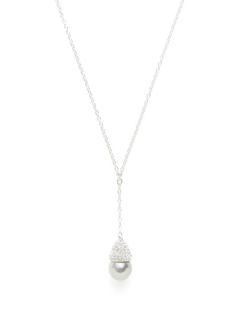 Grey Swarovski Pearl Piano Necklace by Swarovski Jewelry