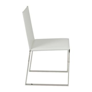 Eurostyle Cora leather Dining Chair in White