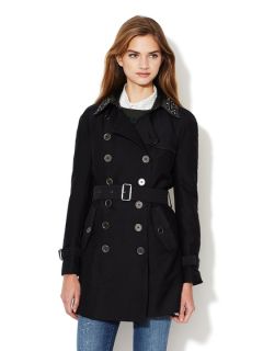 Kendrix Studded Collar Trench Coat by Sam Edelman