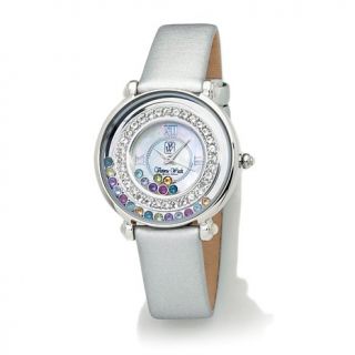 Victoria Wieck 2.03ct Multicolor Gemstone Shaker Watch