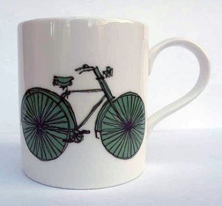 bike illustration mug by the art salon