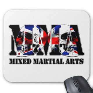 MMA Mixed Martial Arts UK Skulls Mouse Mats