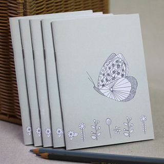 little butterfly notebook by lil3birdy