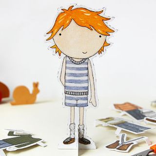 dress up colin paper doll by clara and macy