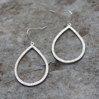 cassidy diamante hoop earrings by bloom boutique