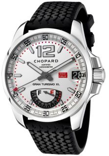 Chopard 168457 3002  Watches,Mille Miglia Gran Turismo XL White Silver Dial Leather Automatic Chronometer Mens Limited Edition, Casual Chopard Automatic Watches