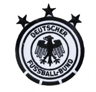 GERMANY SOCCER SHIELD PATCH w/star Clothing