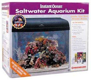Instant Ocean PFES12MK Instant Ocean Saltwater Aquarium Kit (Acrylic), 12 Gallon  Desk Top Aquariums 