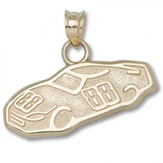 Number 88 Car Pendant   Nascar in Gold Plated   Divine   Unisex Adult GEMaffair Jewelry