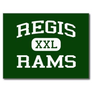 Regis   Rams   Regis High School   Stayton Oregon Postcard