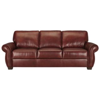 World Class Furniture Maine Leather Sofa