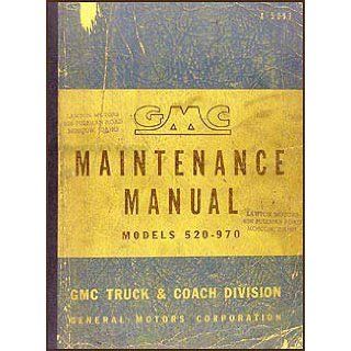 1950 1953 GMC 520 970 Repair Shop Manual Original Heavy Duty Trucks GMC Books