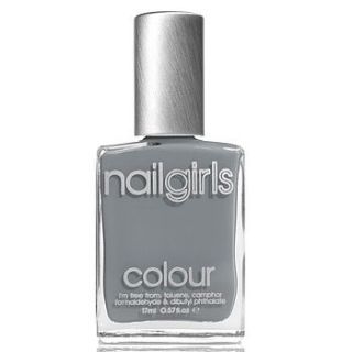 opaque steel grey nail polish by nailgirls