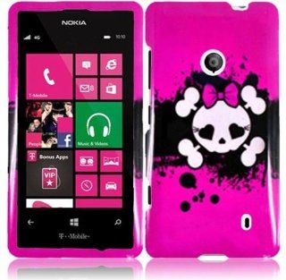 Lecherous Cute Skull Hard Case Cover Premium Protector for Nokia Lumia 521 520 (by AT&T / Metro PCS / T Mobile) with Free Gift Reliable Accessory Pen Cell Phones & Accessories