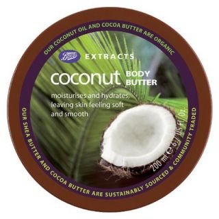 Boots Extracts Coconut Body Butter   6.7 oz