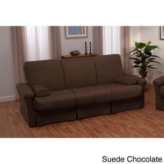 Epicfurnishings Taylor Perfect Sit   Sleep Transitional Pocketed Coil Pillow Top Full Or Queen size Futon Sofa Sleeper Bed Black Size Full