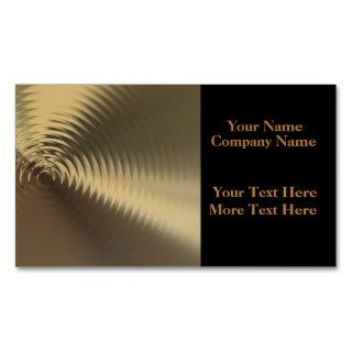 Liquid Gold Ripples Business Cards
