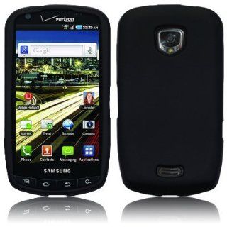 Samsung 4G LTE, SCH i520, INSPIRATION SILICONE SKIN   BLACK Cell Phones & Accessories