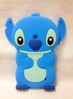 3D Blue Stitch & Lilo cute lovely Soft Silicone Case Cover For Nokia Lumia 520 Cell Phones & Accessories