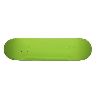 Spring Green   Light Green Template Blank Skate Board