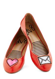 Dolce Vita Icon Do Anything Flat in Heart  Mod Retro Vintage Flats
