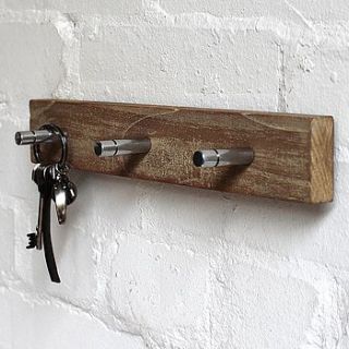 wooden key hook rack by marquis & dawe