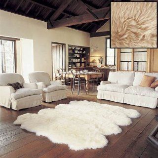 Shop 6x7.5 Long Wool Sheepskin Rug   Eclipse (Eclipse) (2"H x 5'11"W x 7'5"D) at the  Home Dcor Store