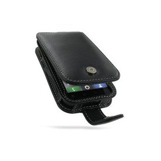 PDair Leather Case for Motorola DEFY MB525   Flip Type (Black) Electronics