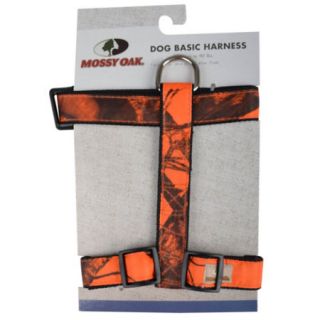 Mossy Oak Basic Dog Harness Orange Medium 747453