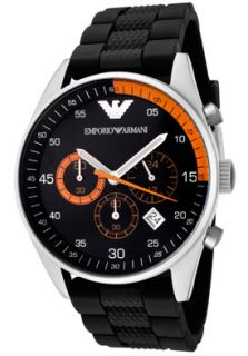 Emporio Armani AR5878  Watches,Mens Chronograph Black Rubber, Chronograph Emporio Armani Quartz Watches