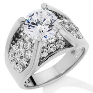 Victoria Wieck 3.08ct Absolute™ Round Pavé Bridge Ring