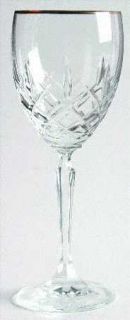 Schott Zwiesel Alexa Gold Wine Glass   Vertical & Criss Cross Cut On Bowl,Gold