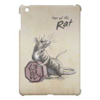 Year of the Rat Chinese Zodiac Astrology Cover For The iPad Mini