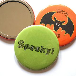 halloween party bag mirrors and badges by evajeanie