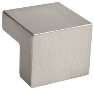 Atlas Homewares A865 BN Successi Collection .98 Inch Small Square Knob, Brushed Nickel   Cabinet And Furniture Knobs  