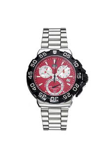 Tag Heuer CAH1112.BA0850  Watches,Formula One Mens Chronograph Stainless Steel Red Dial, Chronograph Tag Heuer Quartz Watches
