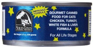 Solid Gold Gourmet   Chicken, Turkey, White Fish & Liver   24 x 5.5 oz  Canned Wet Pet Food 